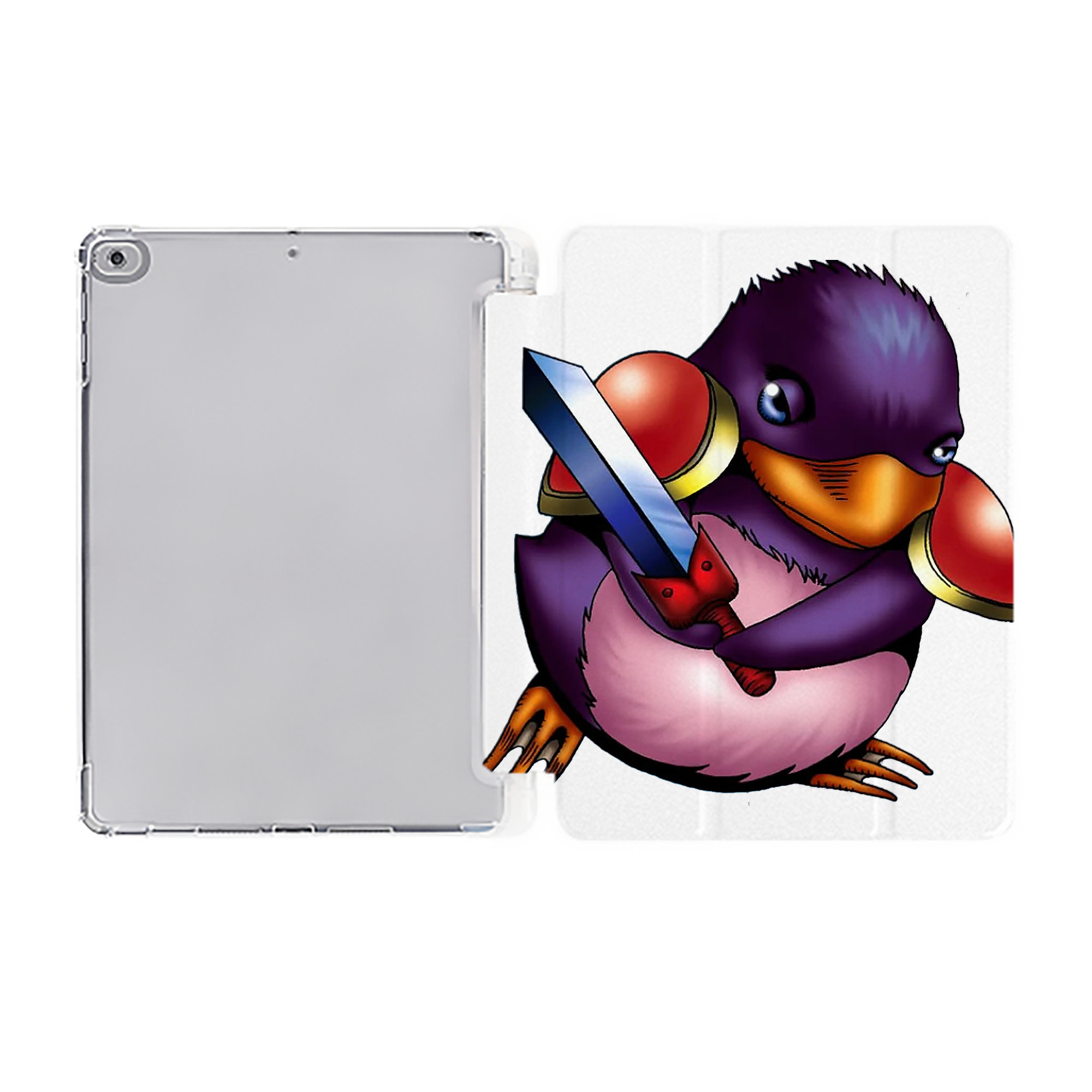 （画像用） 遊☆戯☆王 Yu-Gi-Oh! IPad ケース ペン収納付き 三つ折りスタンド PUレザー×シリコン 対応機種9.5/10.5/10.9インチ